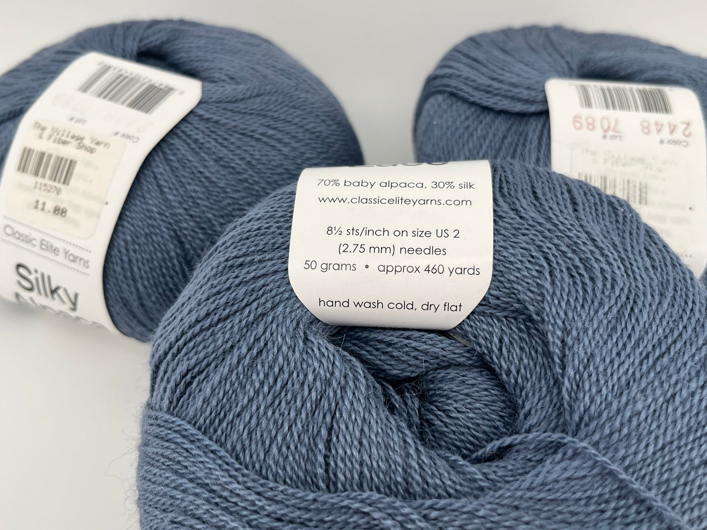 Classic Elite Yarns Silky Alpaca Lace - Lot of 3