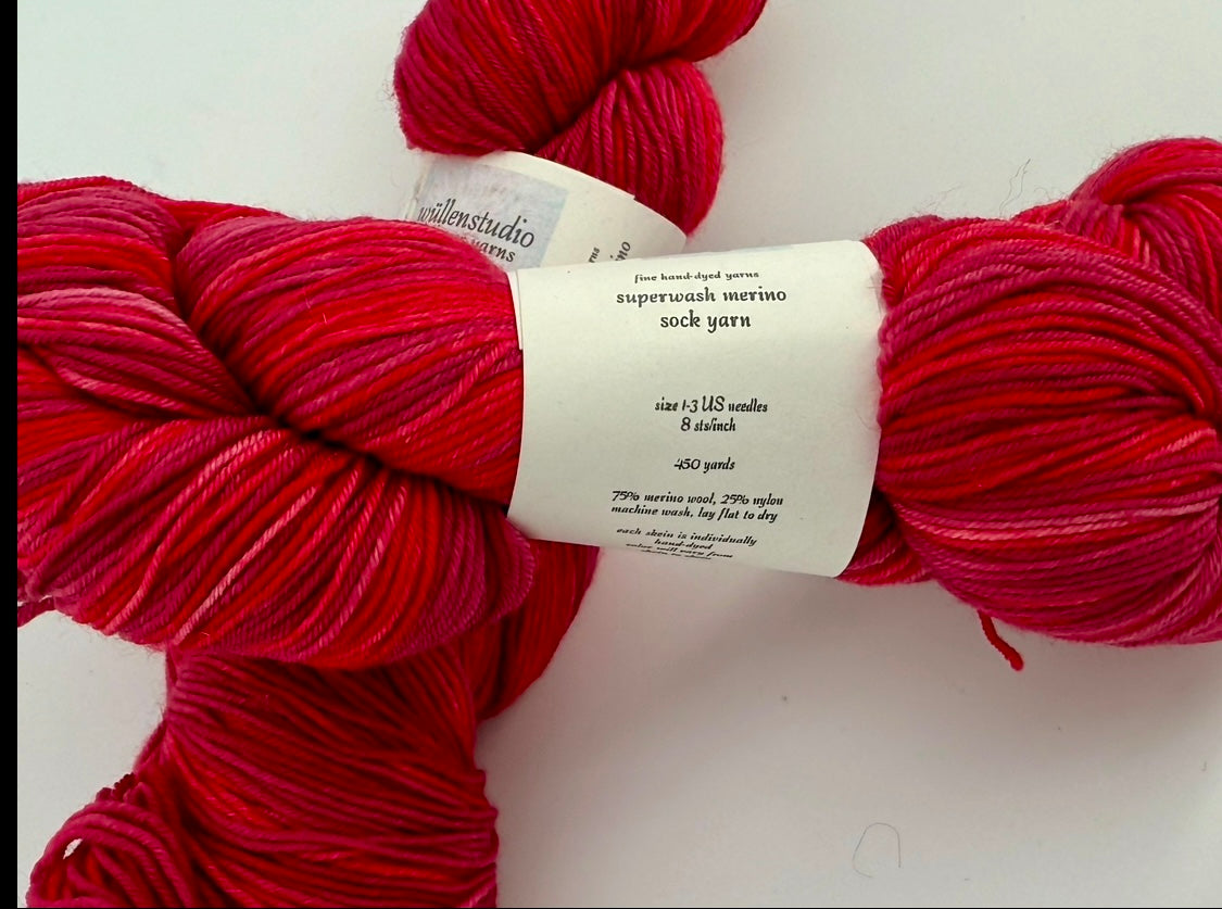 Wullenstudio Superwash Sock Merino Nylon - Lot of 2 Skeins