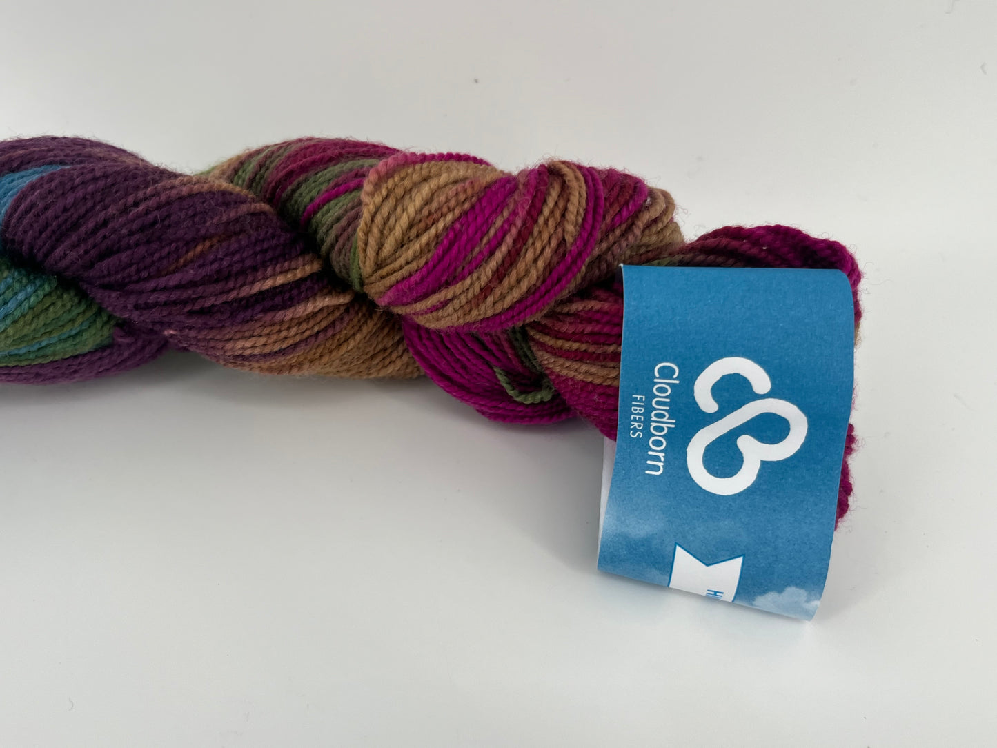Cloudborn Fibers Highland Superwash Sock Twist Handpaints