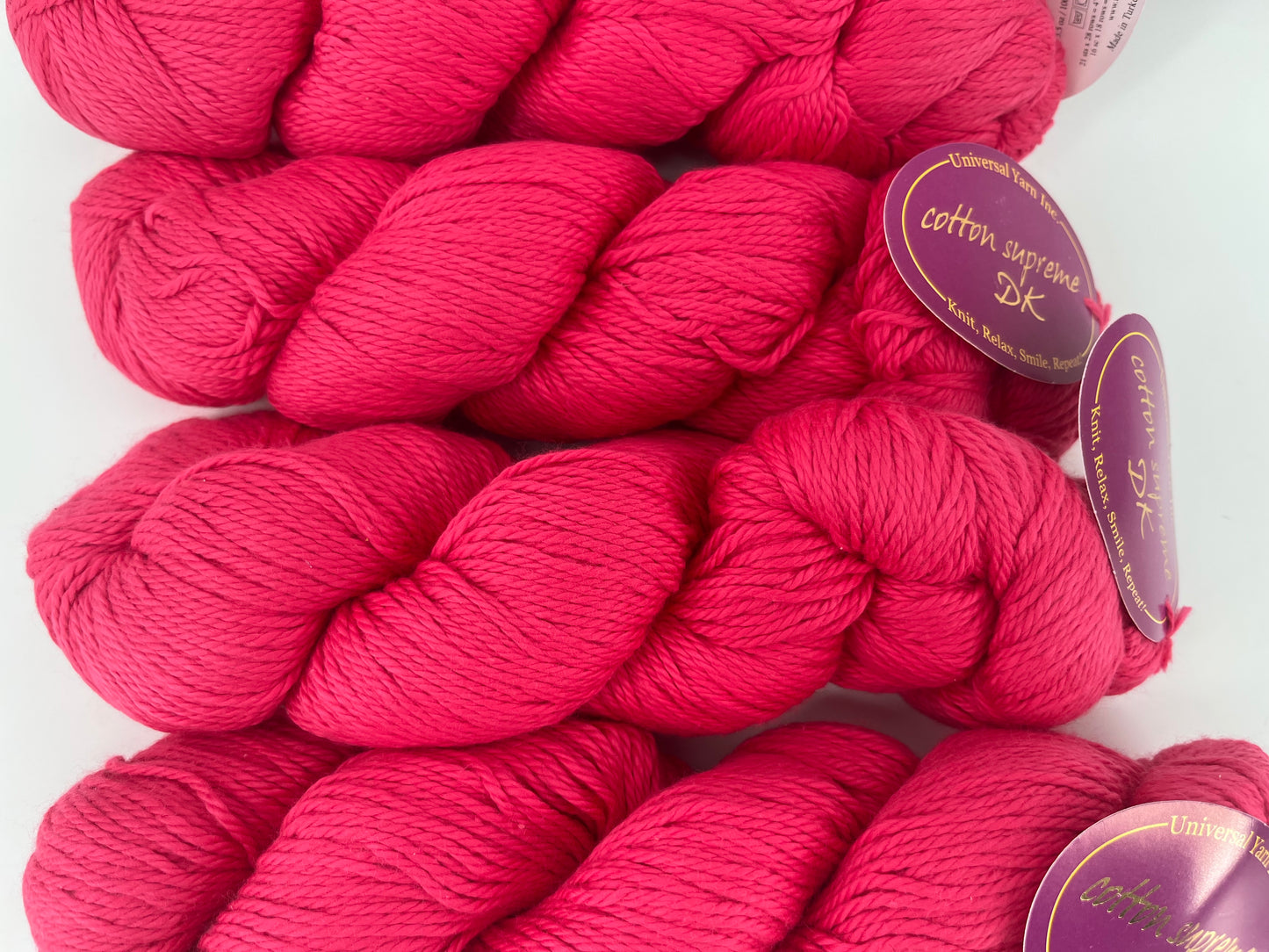 Universal Yarn Cotton Supreme DK - Lot of 4