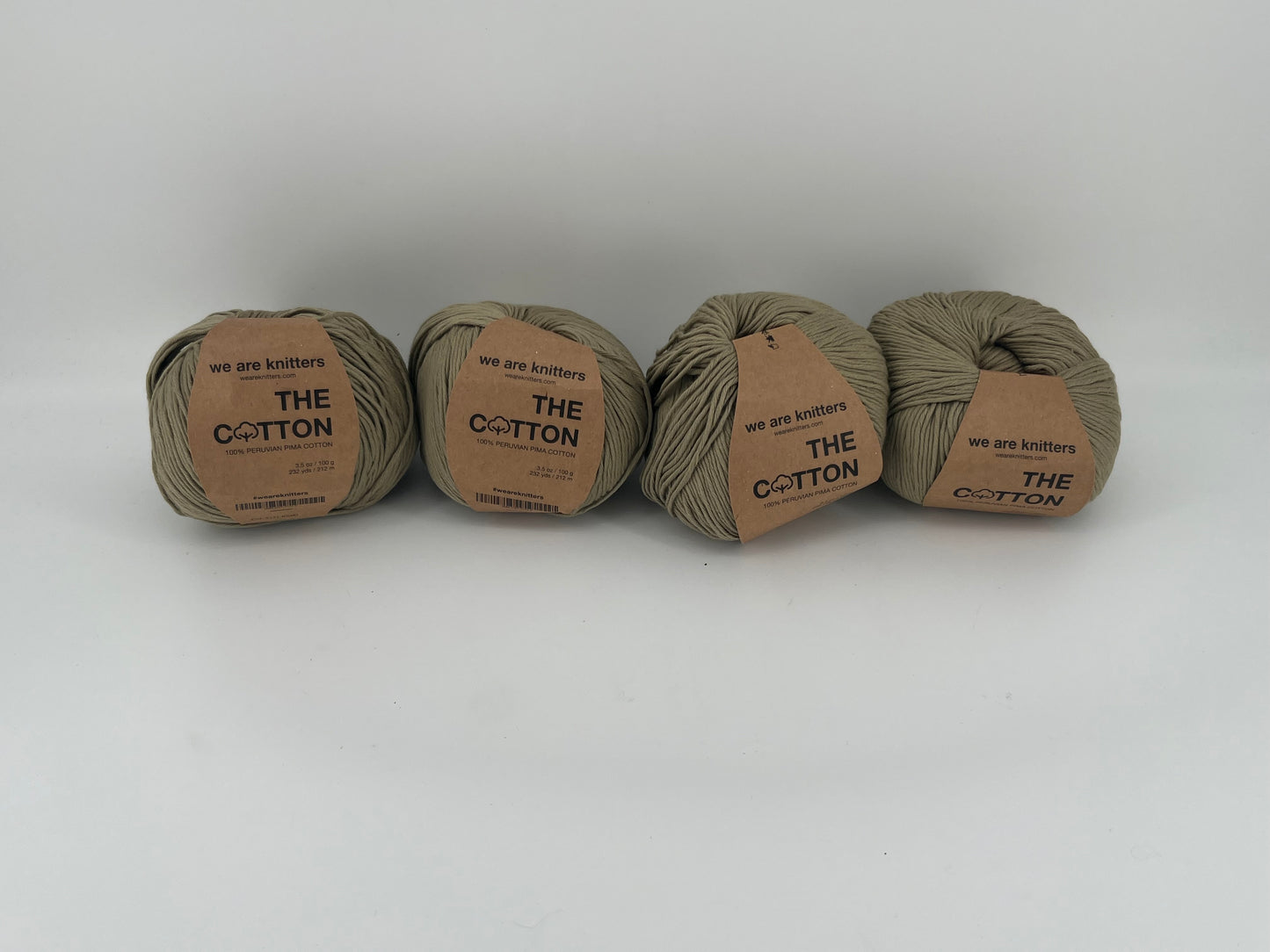 we are knitters The Cotton - Lot of 4