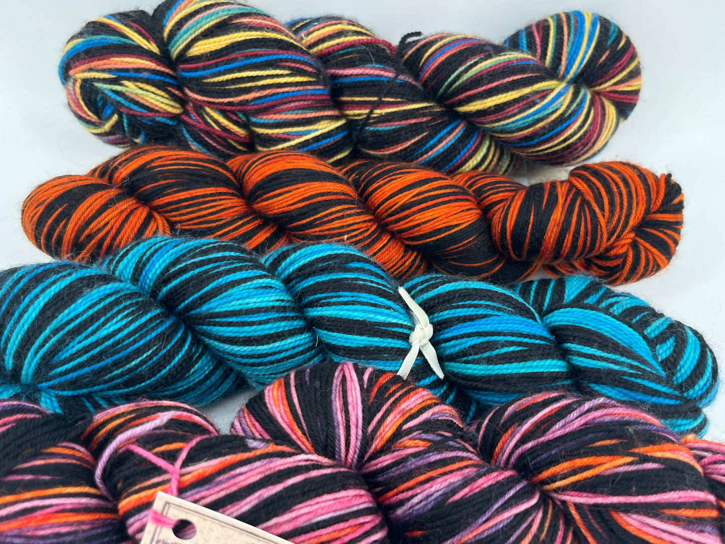 Canon Hand Dyes William Self Striping Sock Lot of 4