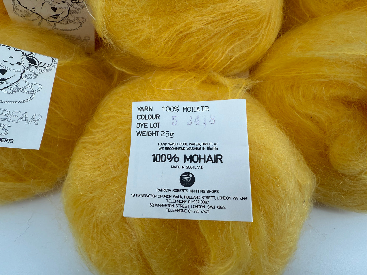 Woollybear Yarns 100% Mohair - Multiple Available