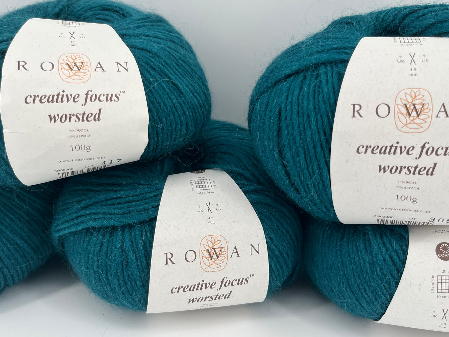 Rowan Creative Focus Worsted - Lot of 5