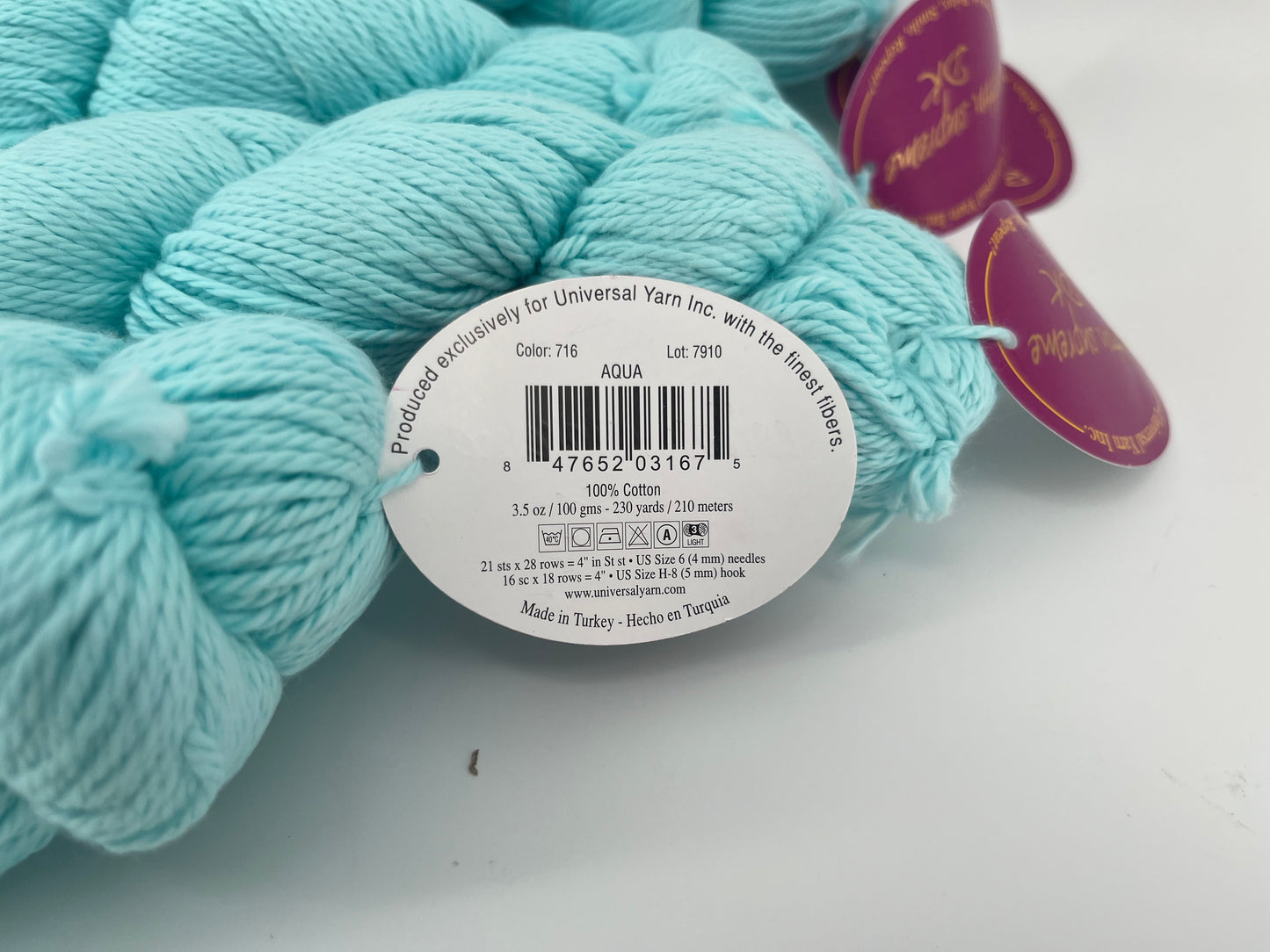 Universal Yarn Cotton Supreme DK - Lot of 4