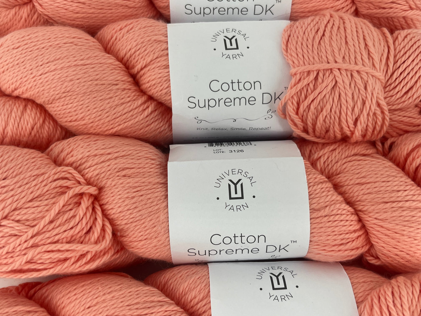 Universal Yarn Cotton Supreme DK - Lot of 4