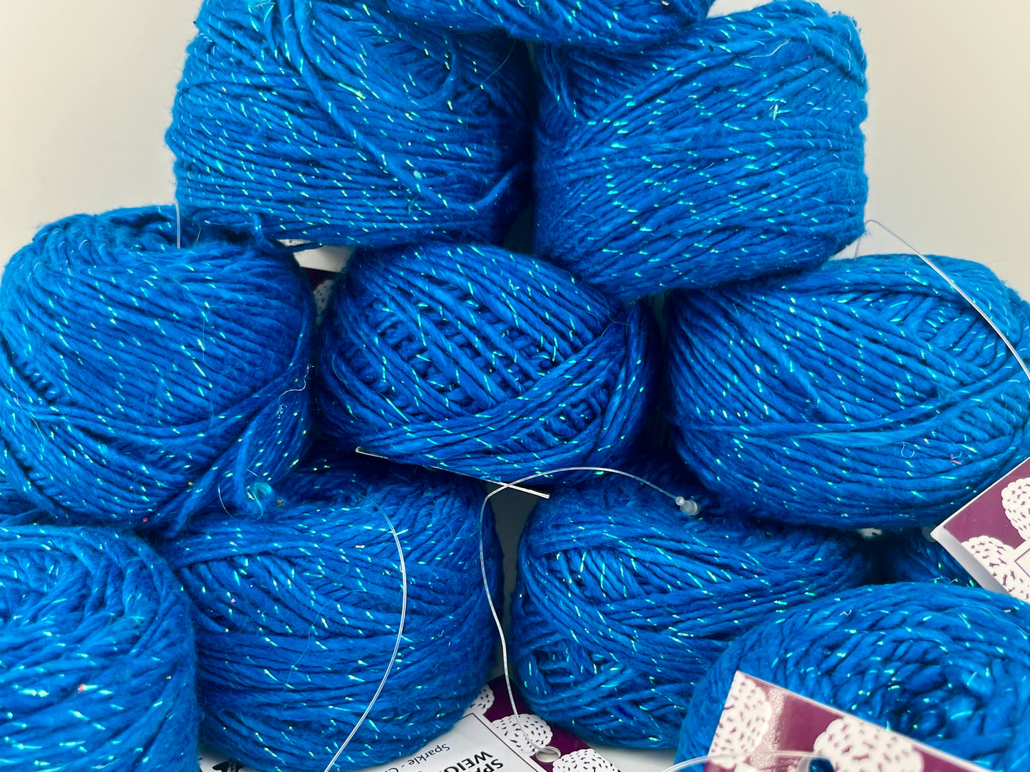 Darn Good Yarn Sparkle Worsted Weight Silk - Multiple Available