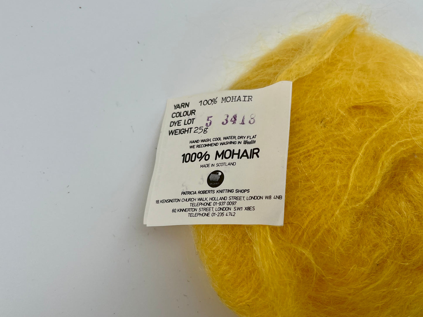 Woollybear Yarns 100% Mohair - Multiple Available