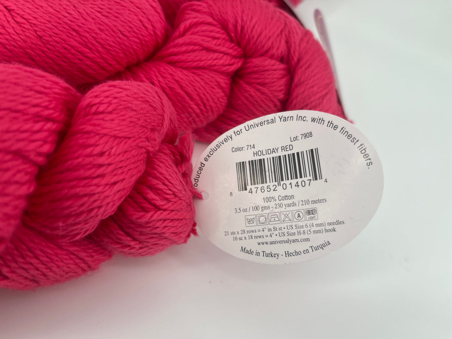 Universal Yarn Cotton Supreme DK - Lot of 4