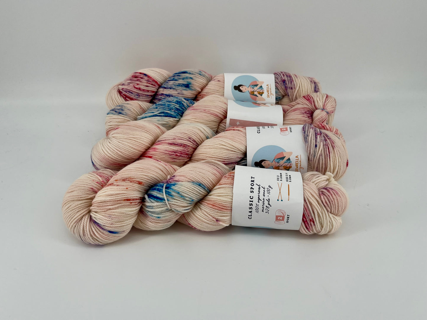 Sewrella Yarn Classic Sport - Lot of 4