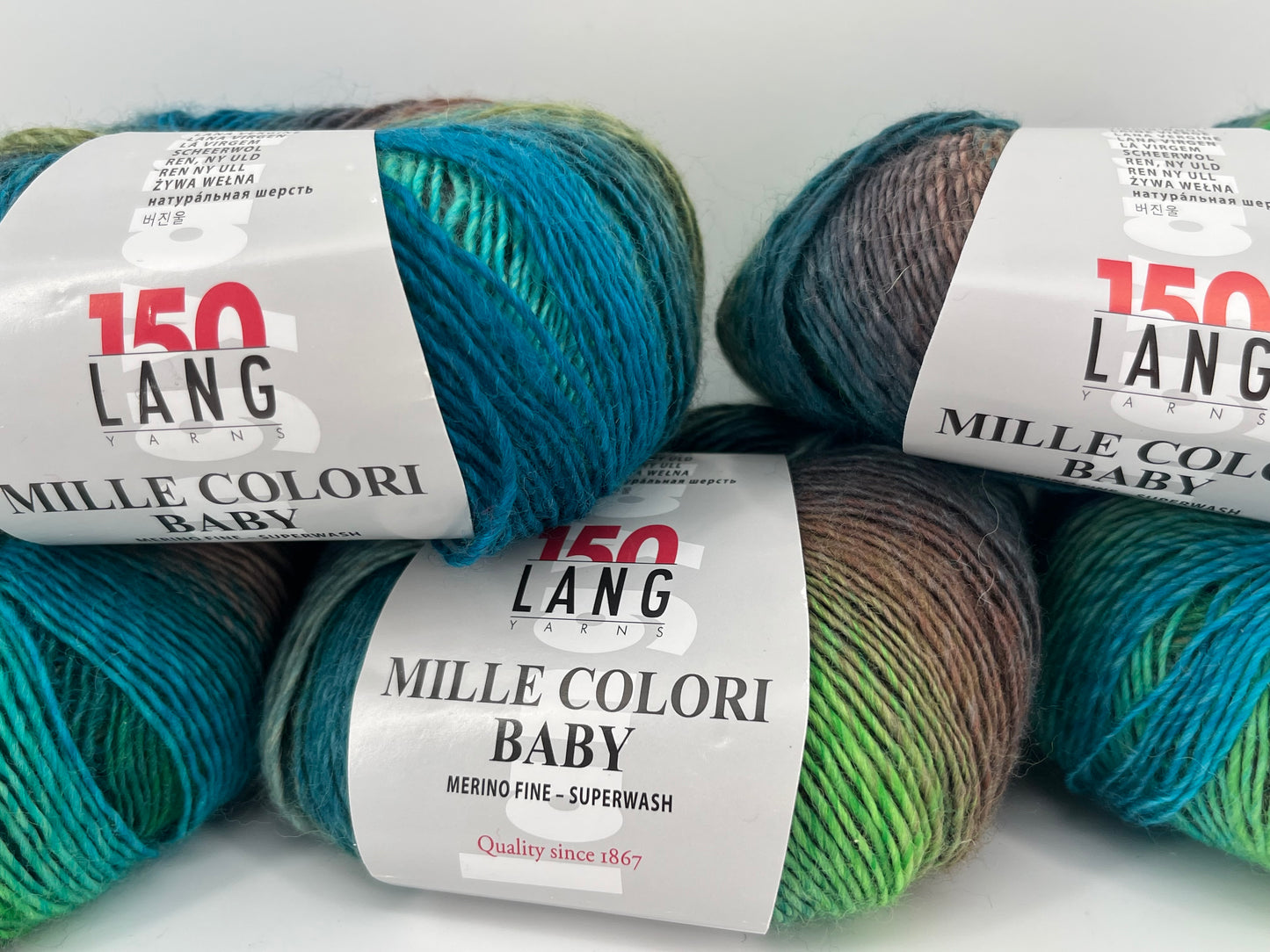 Lang Yarns Mille Colori Baby - Lot of 5