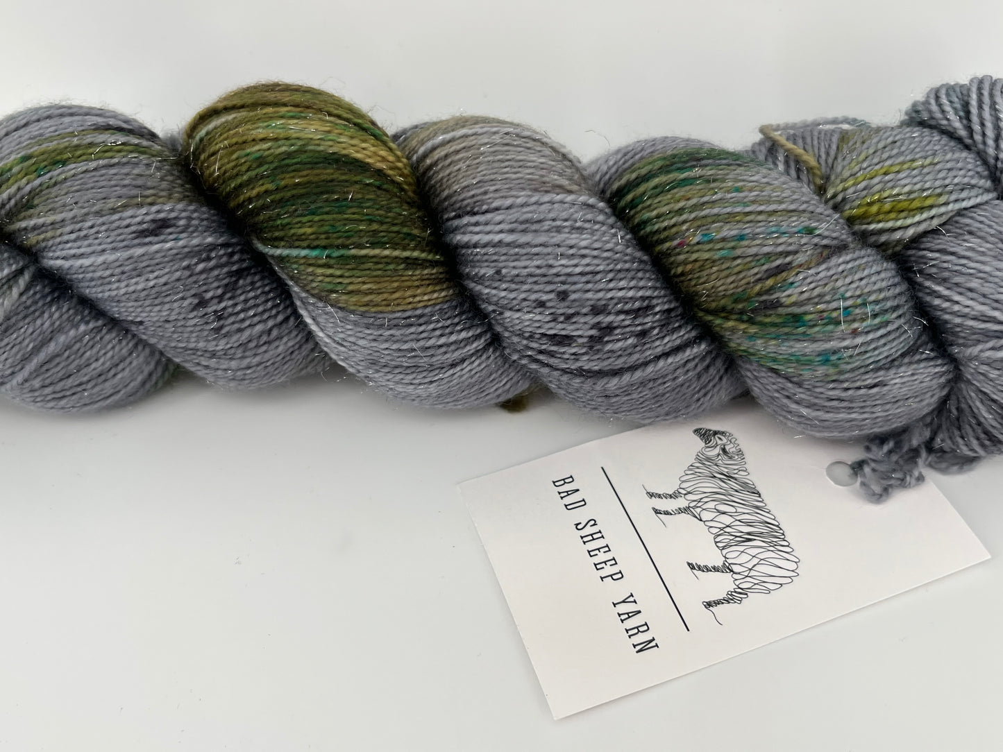 Bad Sheep Yarn Sparkle Fingering