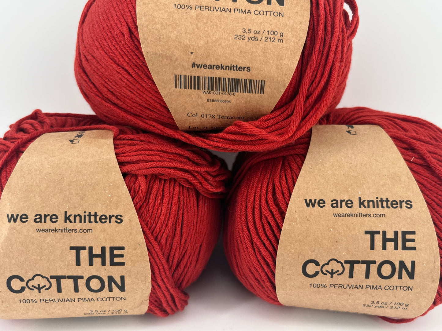 we are knitters The Cotton - Lot of 3