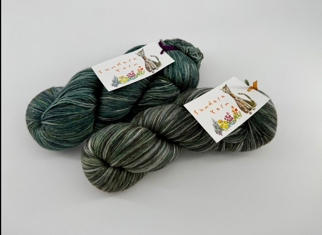 Sundara Yarn Fingering Silky Merino - Lot of 2 Skeins
