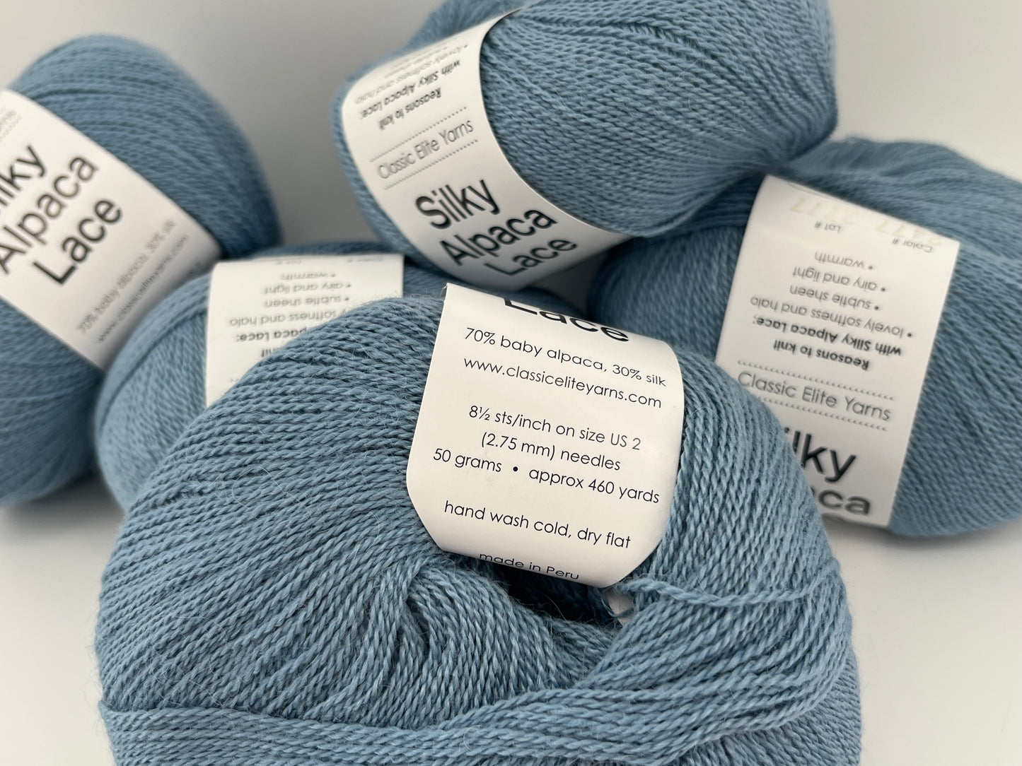 Classic Elite Yarns Silky Alpaca Lace - Lot of 5