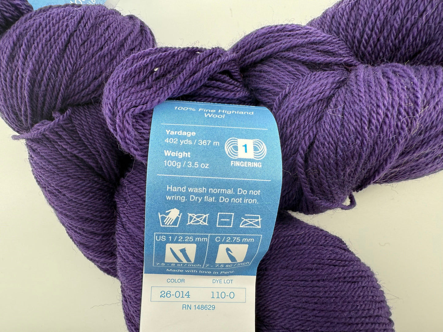 Cloudborn Fibers Wool Fingering Twist - Lot of 2