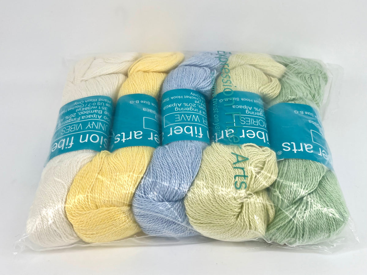 Expression Fiber Arts Bamboo Alpaca Fingering - Lot of 5