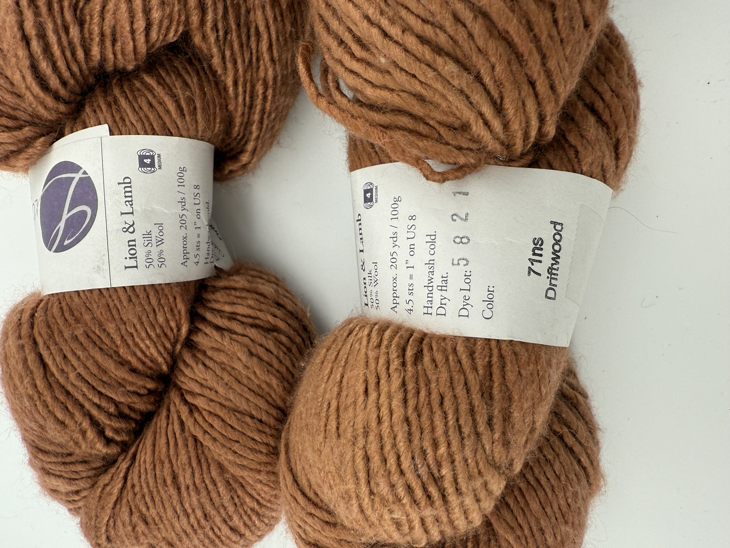 Lorna's Laces Lion & Lamb Solid - Lot of 2 Skeins