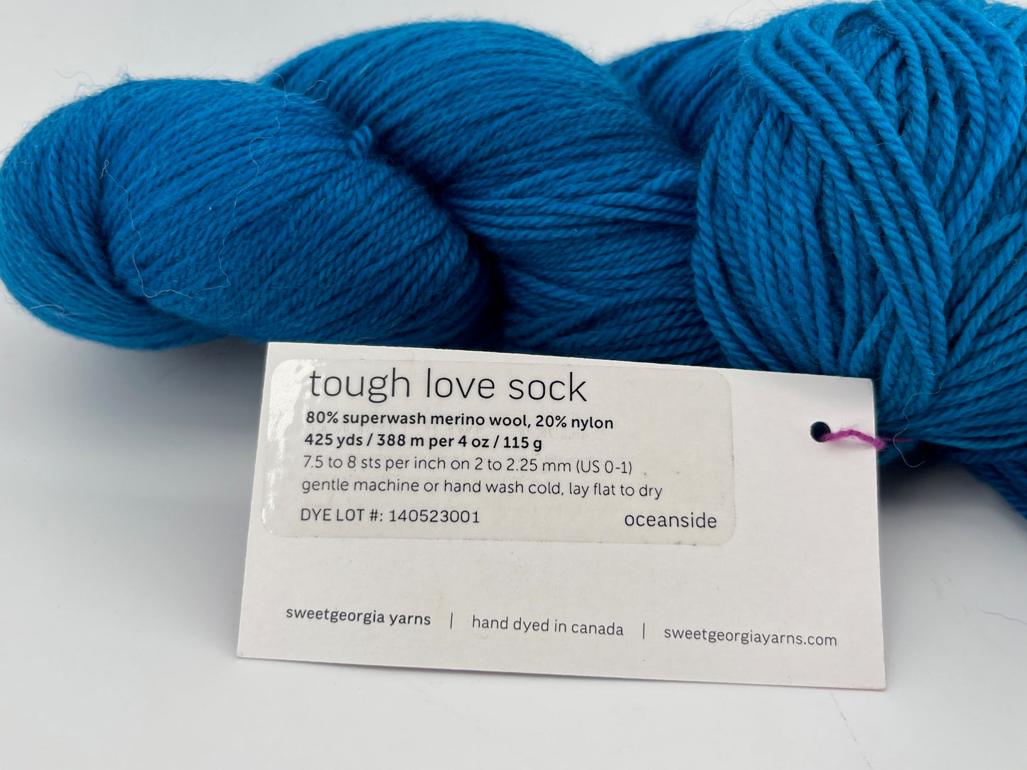 SweetGeorgia Yarns Tough Love Sock