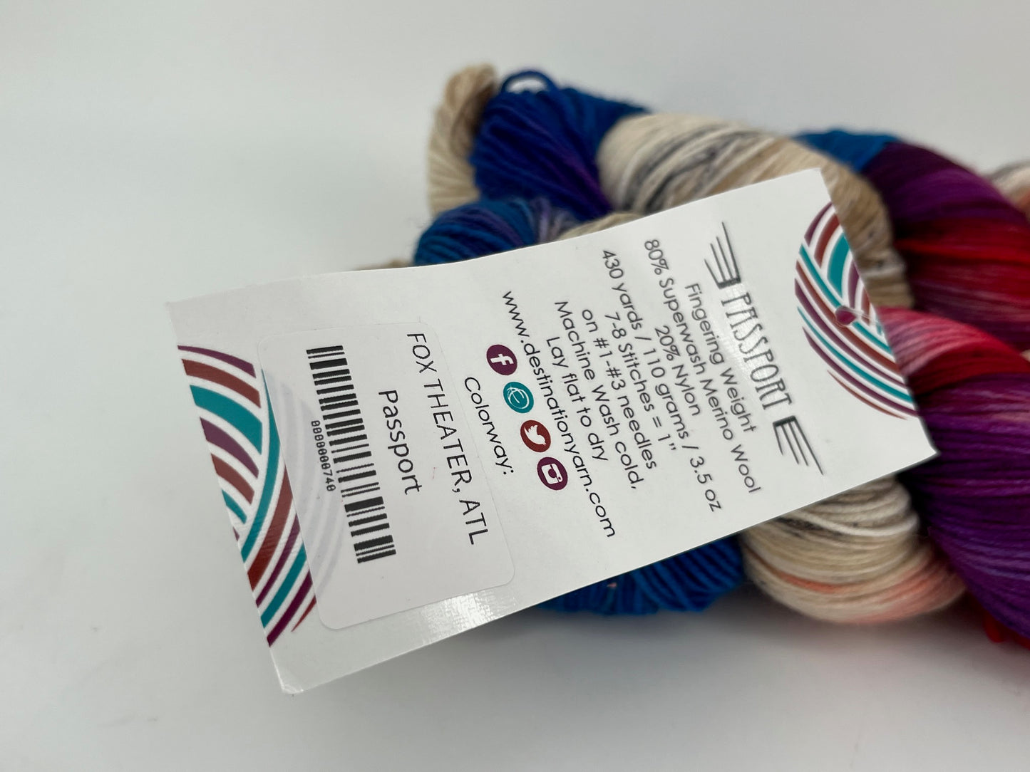 Destination Yarn Passport - Lot of 2