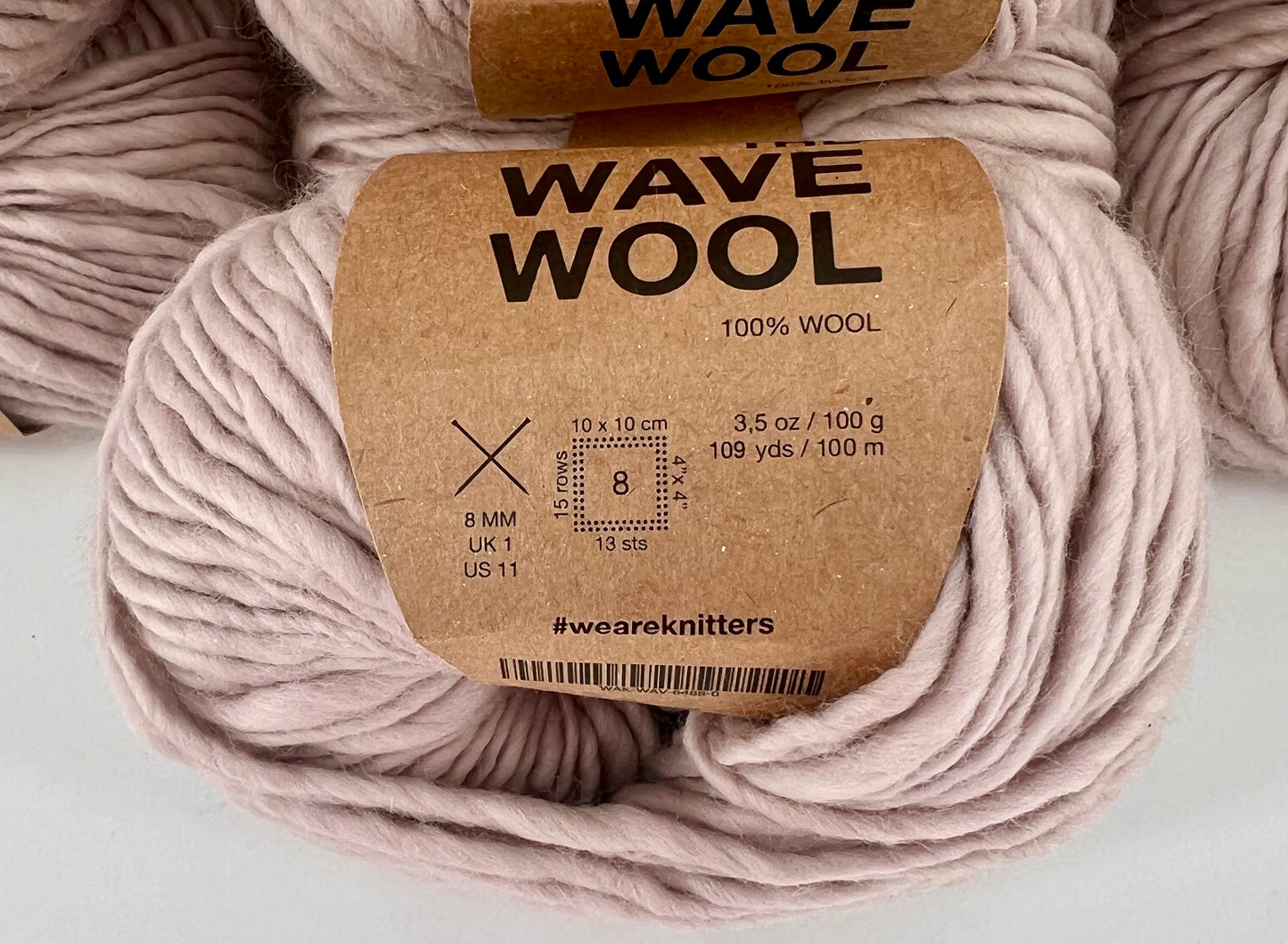 we are knitters The Wave Wool - Lot of 9 Skeins