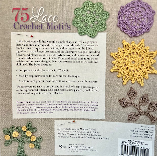 75 Lace Crochet Motifs