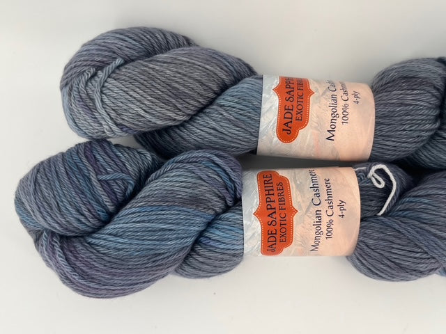 Jade Sapphire Mongolian Cashmere 4-Ply - Lot of 2