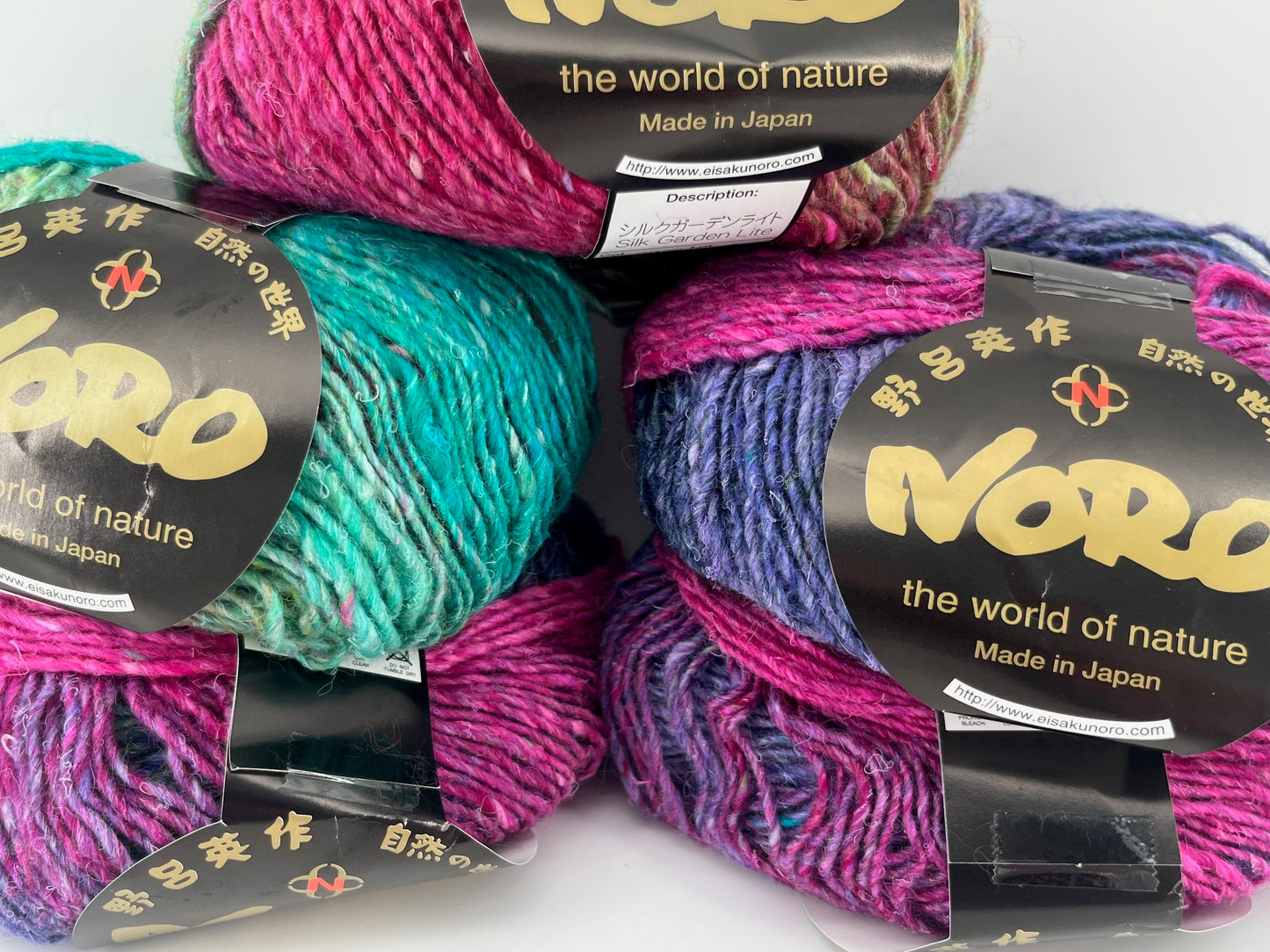 Noro Silk Garden Lite - Lot of 4