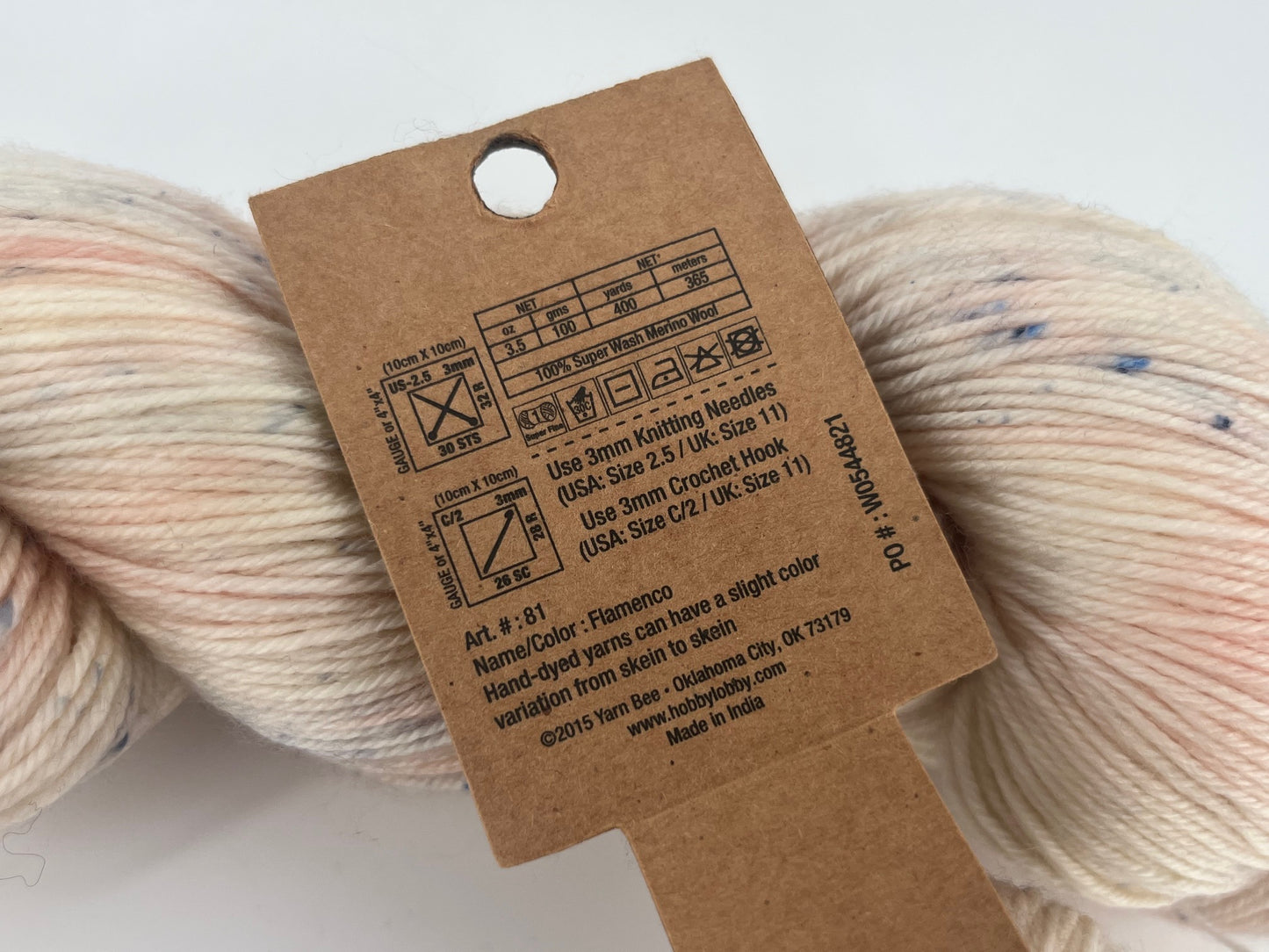 Yarn Bee Authentic Hand-dyed Luxe - Lot of 2
