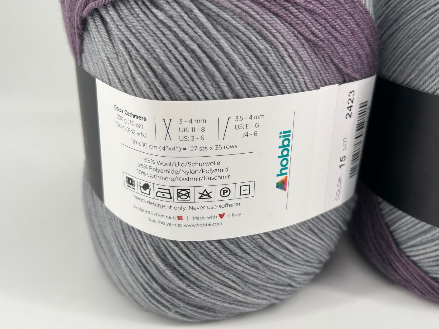 Hobbii Dolce Cashmere - Lot of 4