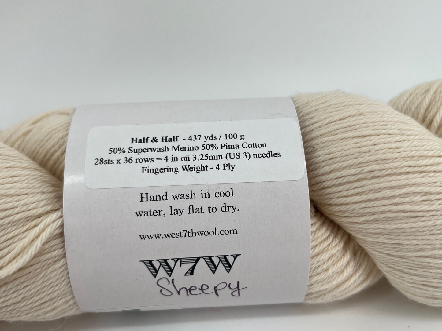 West 7th Wool Half & Half Fingering