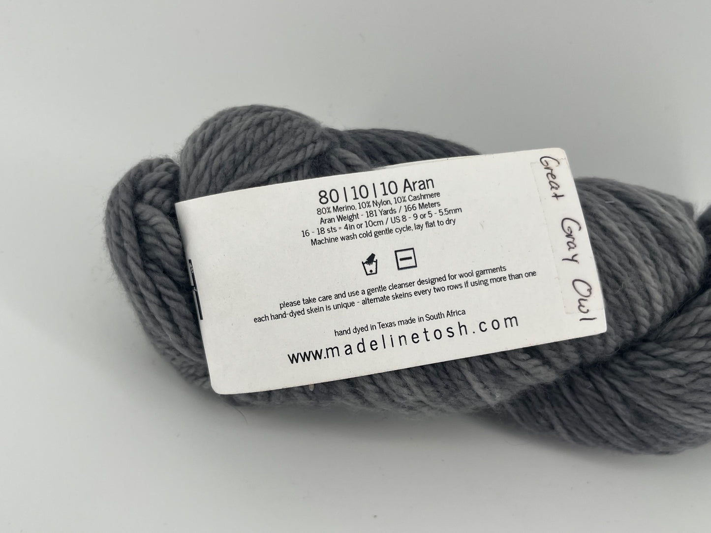 madelinetosh 80/10/10 Aran
