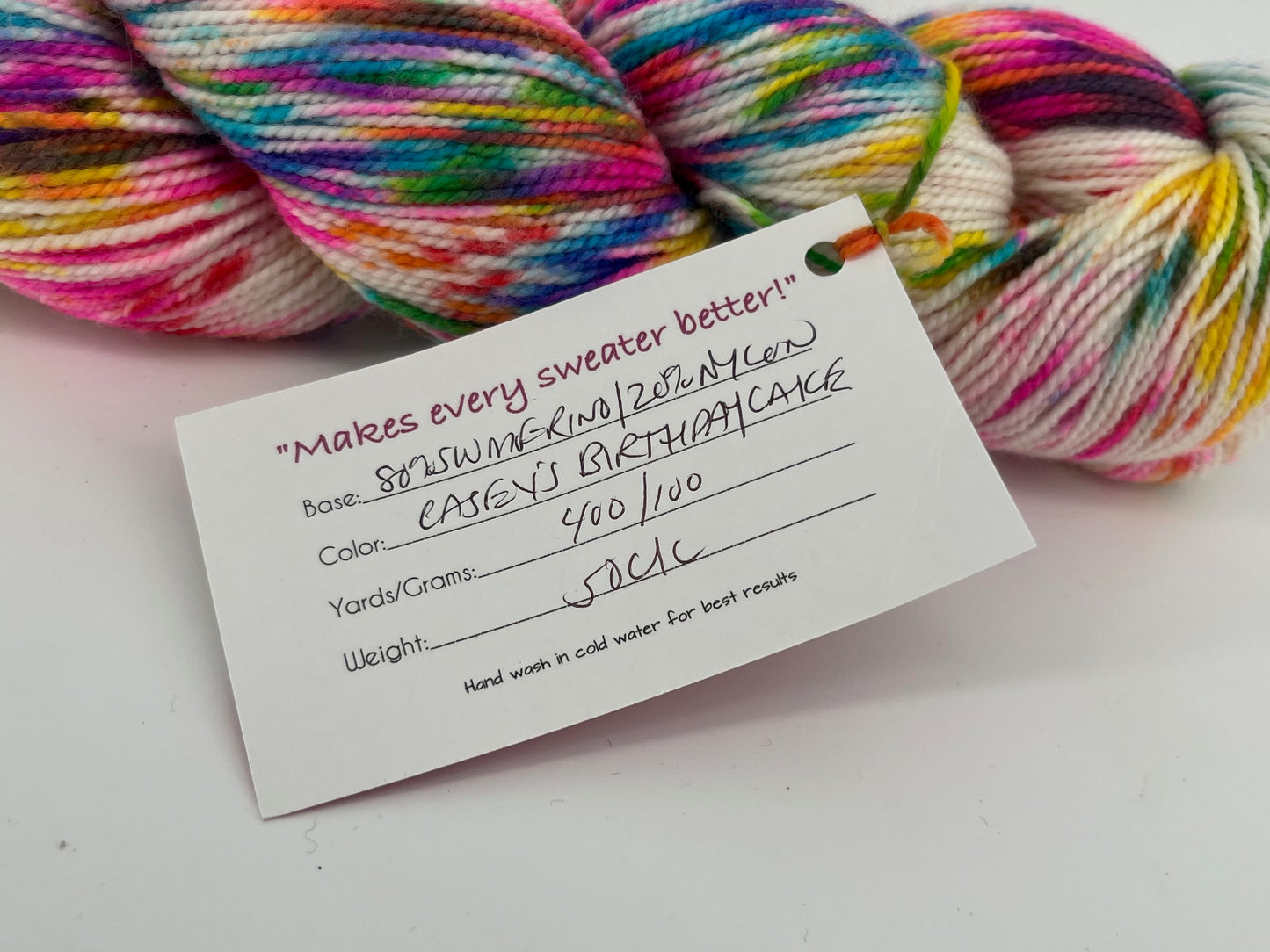 Witch Candy 80/20 Merino Nylon Superwash Sock