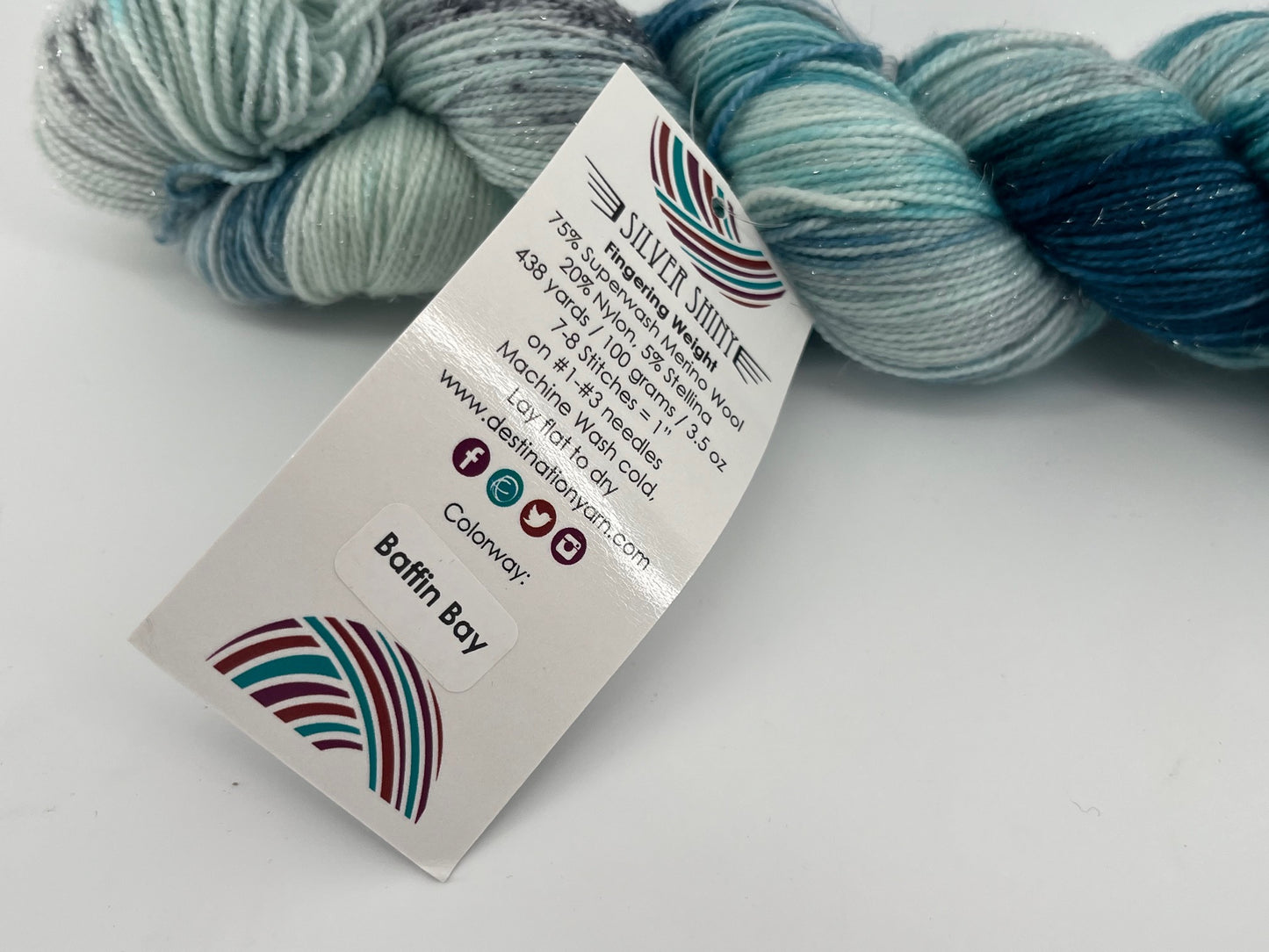 Destination Yarn Silver Shiny