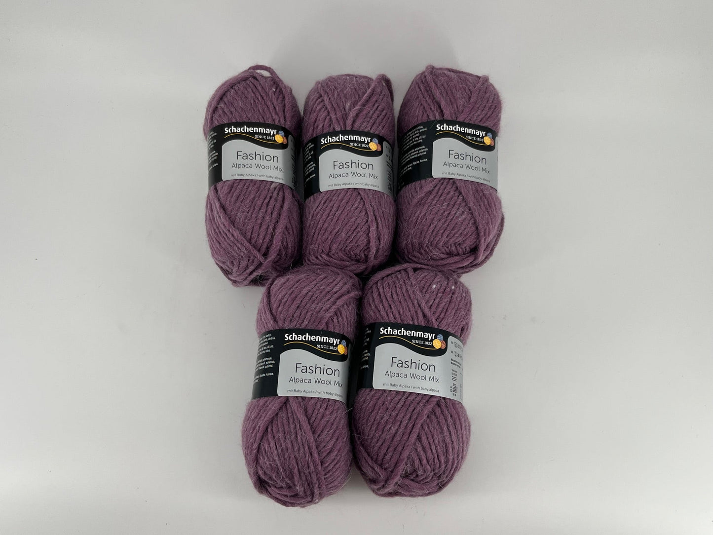 Schachenmayr Fashion Alpaca Wool Mix - Lot of 5