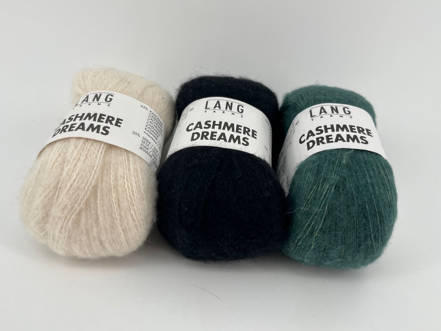 Lang Yarns Cashmere Dreams - Three Colorways Available