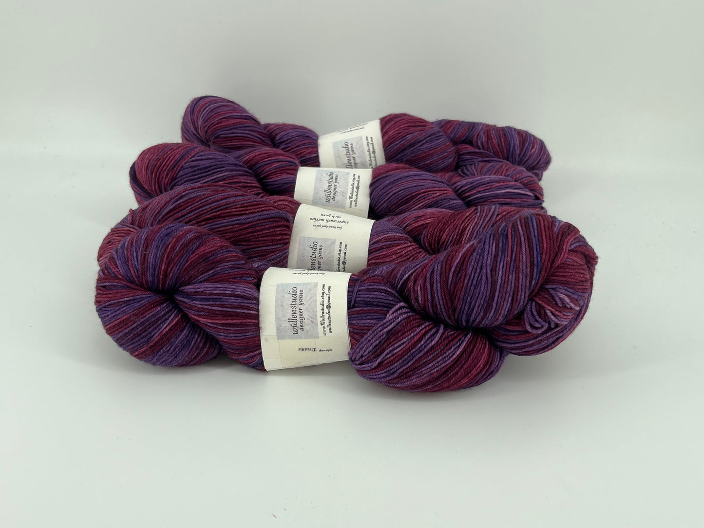 Wullenstudio Superwash Sock Merino Nylon - Lot of 4 Skeins