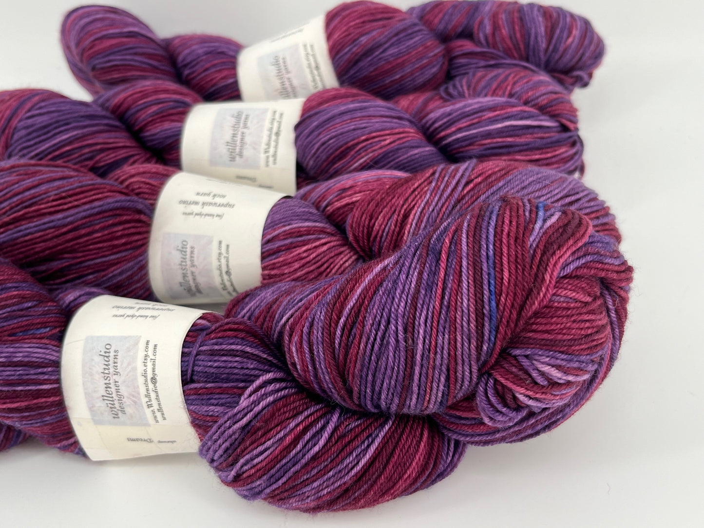 Wullenstudio Superwash Sock Merino Nylon - Lot of 4 Skeins