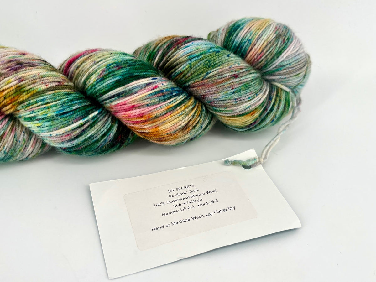 Expression Fiber Arts Resilient Superwash Merino Sock