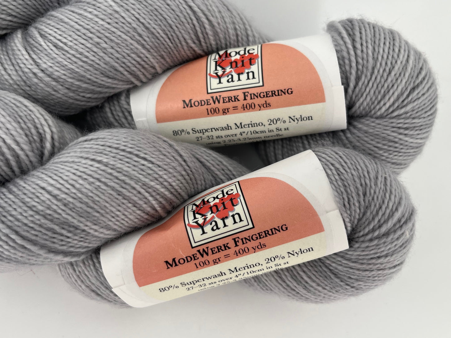 ModeKnit Yarn ModeWerk Fingering - Lot of 2
