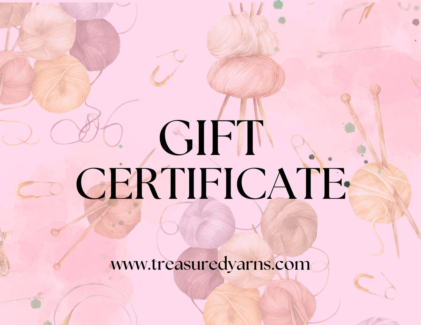 Treasured Yarns Gift Card