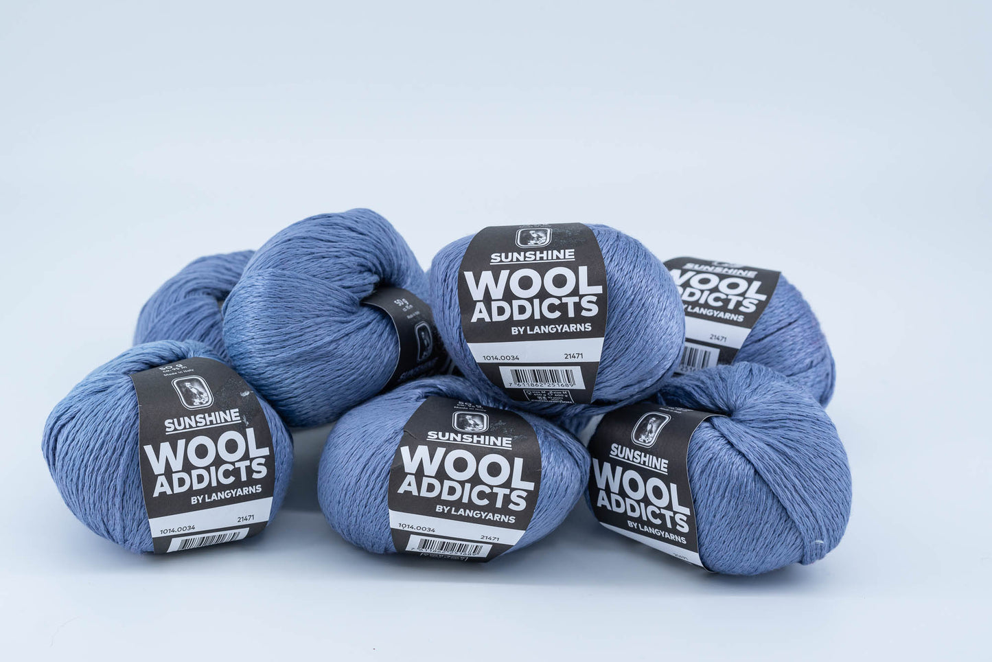 WOOLADDICTS BY LANG YARNS SUNSHINE - Lot of 8