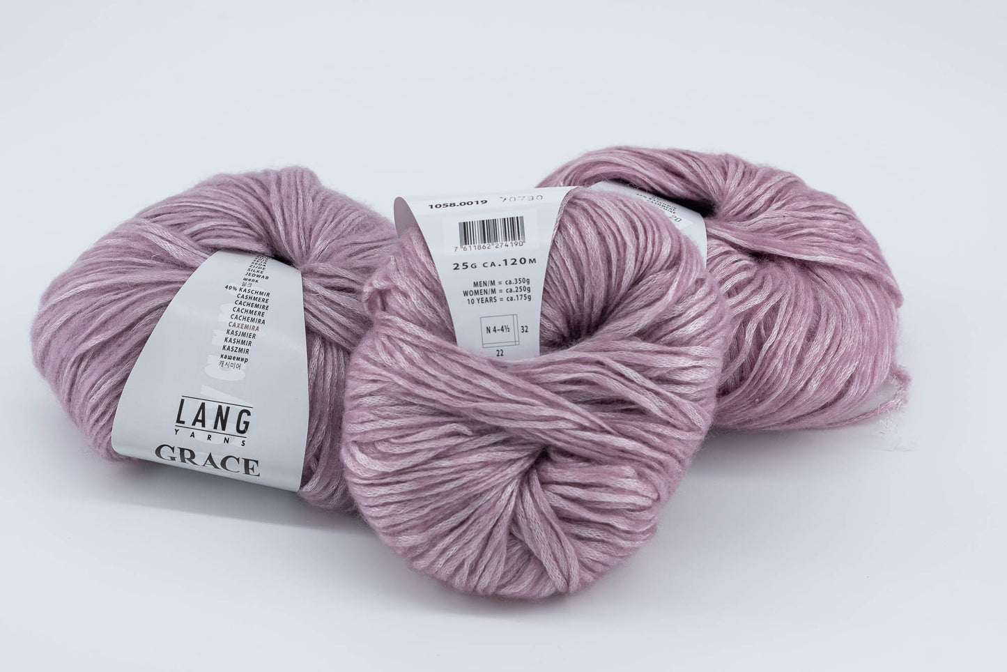 Lang Yarns Grace - Lot of 3 Skeins