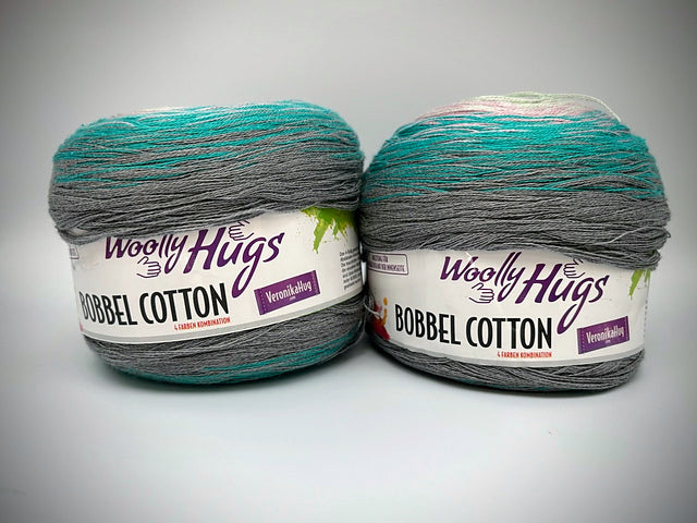 Woolly Hugs Bobbel Cotton - Lot of 2 Skeins