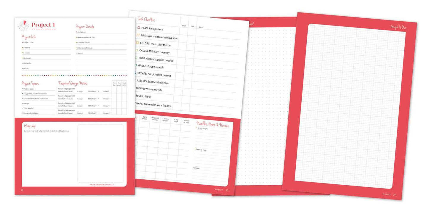 Knit & Crochet Project Planner