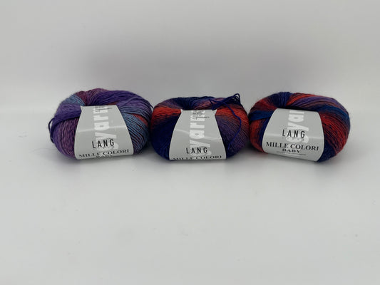 Lang Yarns Mille Colori Baby - Lot of 3
