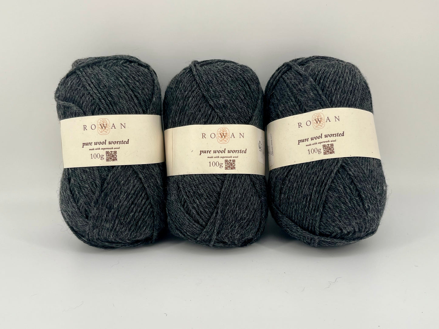 Rowan Pure Wool Superwash Worsted - Lot of 3 Skeins