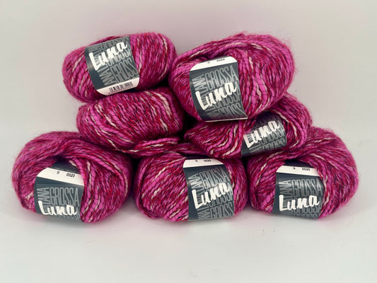 Lana Grossa Luna (Mohair blend) - Lot of 7 Skeins