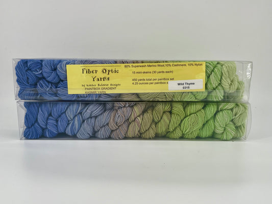 Fiber Optic Yarns Kashmir - 15 Mini Skeins (two sets available)