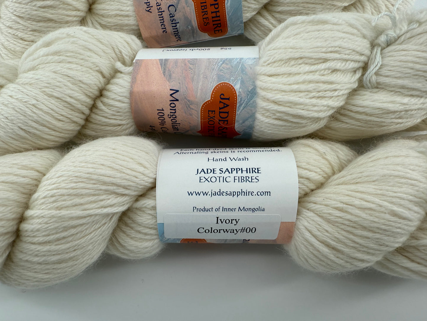 Jade Sapphire Mongolian Cashmere 4-Ply - Lot of 6